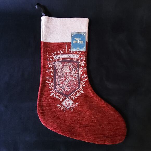 Universal Studios Wizarding World of Harry Potter Gryffindor Christmas Stocking - Picture 1 of 7